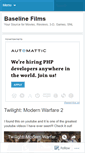 Mobile Screenshot of baselinefilms.wordpress.com
