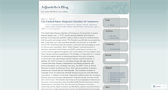 Desktop Screenshot of adjustrite.wordpress.com