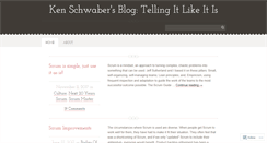 Desktop Screenshot of kenschwaber.wordpress.com