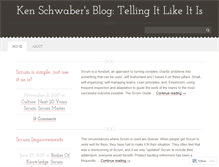 Tablet Screenshot of kenschwaber.wordpress.com