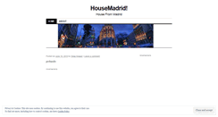 Desktop Screenshot of housemadrid.wordpress.com