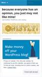 Mobile Screenshot of onistly.wordpress.com