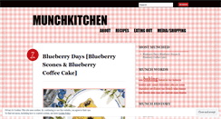 Desktop Screenshot of munchkitchen.wordpress.com