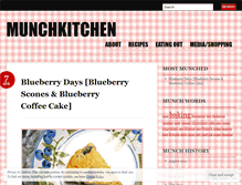 Tablet Screenshot of munchkitchen.wordpress.com
