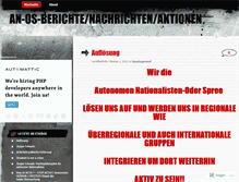 Tablet Screenshot of berichtenachrichten.wordpress.com