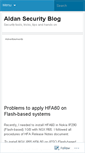 Mobile Screenshot of aldansec.wordpress.com