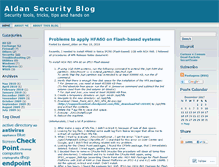 Tablet Screenshot of aldansec.wordpress.com