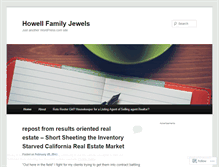 Tablet Screenshot of howellfamilyjewels.wordpress.com