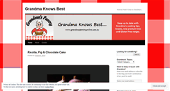 Desktop Screenshot of grandmaspantry.wordpress.com