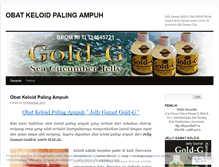 Tablet Screenshot of gamatobatkeloidpalingampuh.wordpress.com