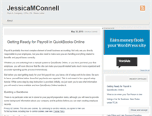 Tablet Screenshot of jessicaconnell.wordpress.com