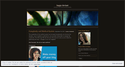 Desktop Screenshot of happydeviant.wordpress.com