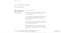 Desktop Screenshot of jeorgerosse.wordpress.com