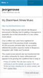Mobile Screenshot of jeorgerosse.wordpress.com