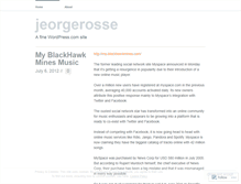 Tablet Screenshot of jeorgerosse.wordpress.com