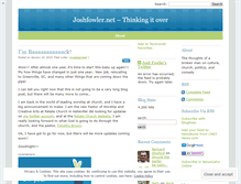 Tablet Screenshot of joshfowler.wordpress.com