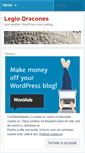 Mobile Screenshot of legiodracones.wordpress.com