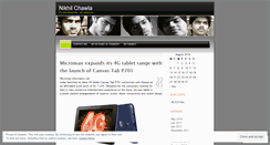 Desktop Screenshot of nikhilchawla.wordpress.com