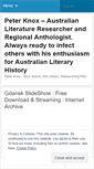 Mobile Screenshot of peterknox.wordpress.com