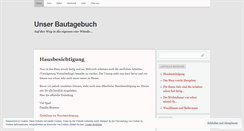 Desktop Screenshot of bloemersbauen.wordpress.com