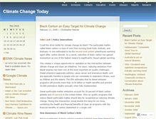 Tablet Screenshot of climatechangetoday.wordpress.com