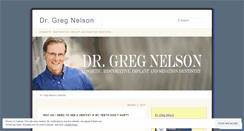 Desktop Screenshot of drgregnelson.wordpress.com