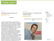 Tablet Screenshot of descargasextreme.wordpress.com
