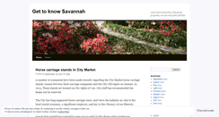 Desktop Screenshot of knowsavannah.wordpress.com