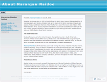 Tablet Screenshot of naranjannaidoo.wordpress.com