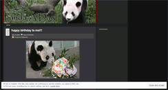 Desktop Screenshot of pandaaday.wordpress.com