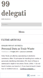 Mobile Screenshot of 99delegati.wordpress.com