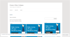 Desktop Screenshot of francochico.wordpress.com