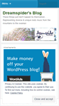 Mobile Screenshot of dreamspider.wordpress.com