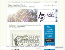 Tablet Screenshot of dreamspider.wordpress.com