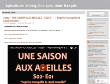 Tablet Screenshot of apiculteur.wordpress.com