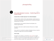 Tablet Screenshot of playingpokerblog.wordpress.com