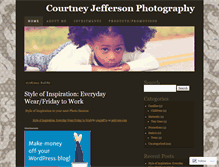 Tablet Screenshot of courtneyjeffersonphotography.wordpress.com