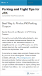 Mobile Screenshot of jfkairportfeesparkingdiscounts.wordpress.com