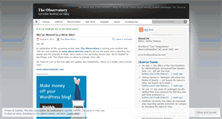 Desktop Screenshot of observerblog.wordpress.com