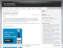 Tablet Screenshot of observerblog.wordpress.com