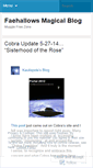 Mobile Screenshot of faehallows.wordpress.com