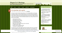 Desktop Screenshot of meganle.wordpress.com