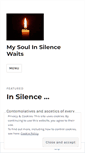 Mobile Screenshot of insilencewaits.wordpress.com