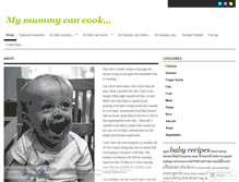 Tablet Screenshot of mymummycancook.wordpress.com