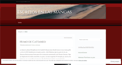 Desktop Screenshot of escritosenlasmangas.wordpress.com