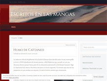 Tablet Screenshot of escritosenlasmangas.wordpress.com