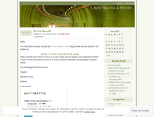 Tablet Screenshot of inavtravel.wordpress.com