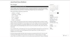 Desktop Screenshot of aionturk.wordpress.com
