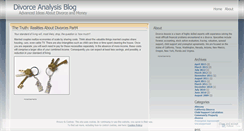 Desktop Screenshot of divorceanalysis.wordpress.com