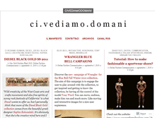 Tablet Screenshot of civediamodomani.wordpress.com